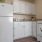 kitchen with white cabinets